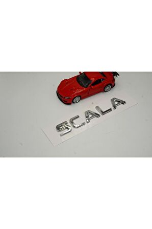 Skoda Scala Bagaj 3m 3d Krom Abs Logo Amblem