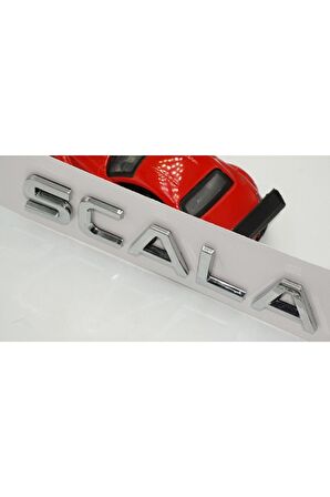Skoda Scala Bagaj 3m 3d Krom Abs Logo Amblem