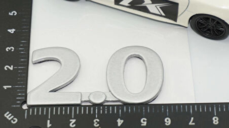 DK Tuning 2.0 Gri ABS Bagaj Yazı Logo Arma Jaguar İle Uyumlu