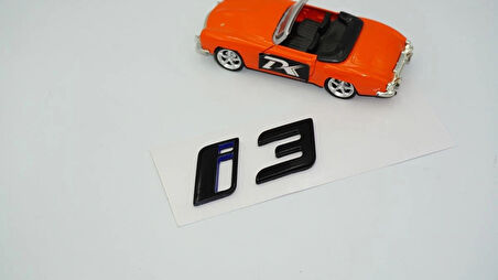 DK Tuning Yeni i3 Bagaj Siyah ABS Yazı Logo Bmw İle Uyumlu