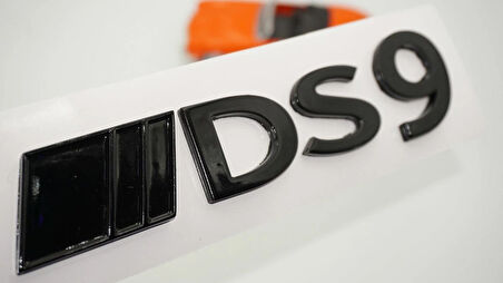 DK Tuning DS9 Bagaj Siyah ABS 3M Logo Arma Yazı Citroen İle Uyumlu