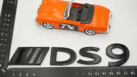 DK Tuning DS9 Bagaj Siyah ABS 3M Logo Arma Yazı Citroen İle Uyumlu