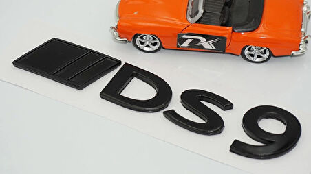 DK Tuning DS9 Bagaj Siyah ABS 3M Logo Arma Yazı Citroen İle Uyumlu
