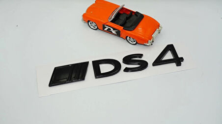 DK Tuning DS4 Bagaj Siyah ABS 3M Logo Arma Yazı Citroen İle Uyumlu
