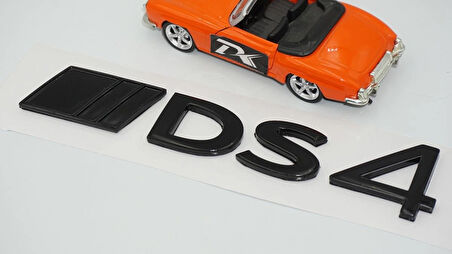 DK Tuning DS4 Bagaj Siyah ABS 3M Logo Arma Yazı Citroen İle Uyumlu