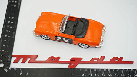 DK Tuning Mazda Japon Versiyon Kırmızı ABS Kaput Bagaj Yazı Logo Arma