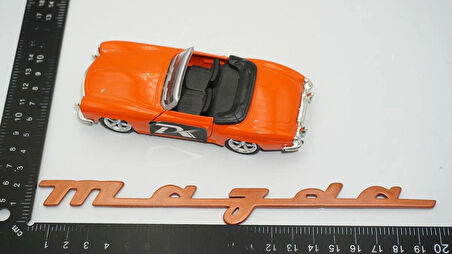 DK Tuning Mazda Japon Versiyon Bronz ABS Kaput Bagaj Yazı Logo Arma