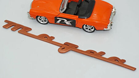 DK Tuning Mazda Japon Versiyon Bronz ABS Kaput Bagaj Yazı Logo Arma