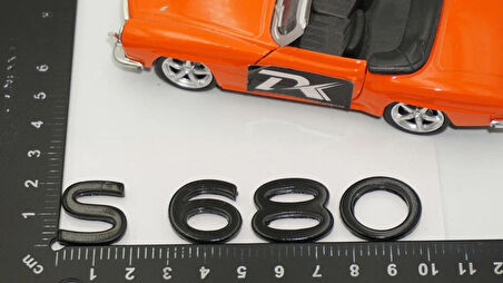 DK Tuning S680 Maybach Bagaj Siyah ABS Yazı Logo Arma