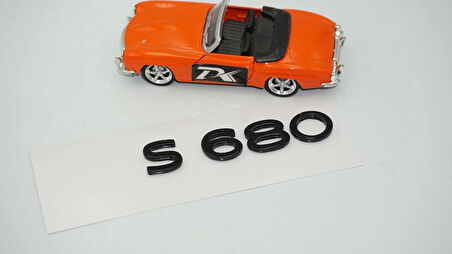 DK Tuning S680 Maybach Bagaj Siyah ABS Yazı Logo Arma