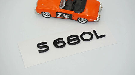 DK Tuning S680L Maybach Bagaj Siyah ABS Yazı Logo Arma