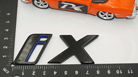 DK Tuning iX Bagaj Siyah ABS 3MYazı Logo Arma Bmw İle Uyumlu