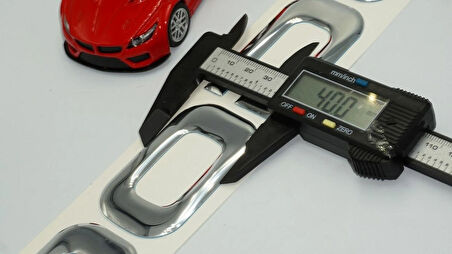 DK Tuning Dodge Bagaj Krom Metal Uzun Yazı Logo Arma