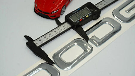 DK Tuning Dodge Bagaj Krom Metal Uzun Yazı Logo Arma