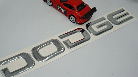 DK Tuning Dodge Bagaj Krom Metal Uzun Yazı Logo Arma