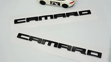 DK Tuning Camaro Çamurluk Siyah Yazı Arma Seti Chevrolet ile Uyumlu