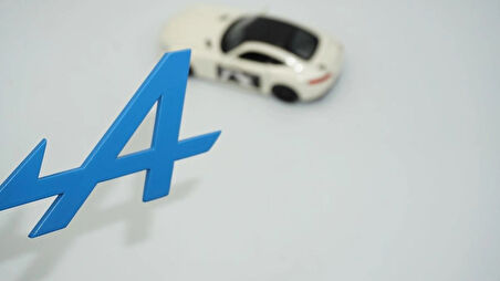 DK Tuning Alpine F1 Mavi ABS 3M Bagaj Yazı Logo Renault İle Uyumlu