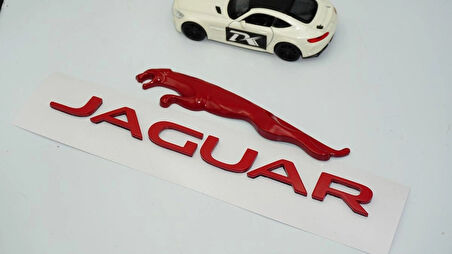 DK Tuning Jaguar Panter Kırmızı Bagaj Yazı Logo Arma Seti