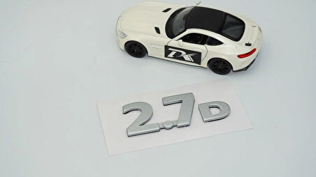 DK Tuning 2.7D Gri ABS Bagaj Yazı Logo Arma Jaguar İle Uyumlu