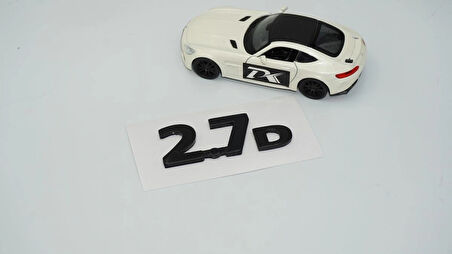 DK Tuning 2.7D Siyah ABS Bagaj Yazı Logo Arma Jaguar İle Uyumlu