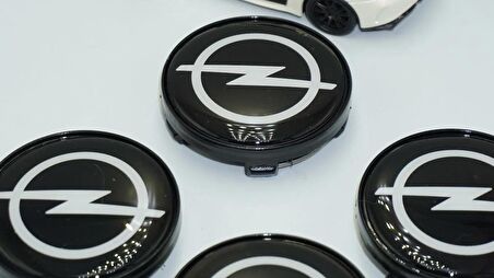 DK Tuning Opel Siyah Jant Göbeği Kapak Seti 60mm