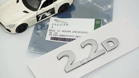 DK Tuning 2.2D Gri ABS Bagaj Yazı Logo Arma Jaguar İle Uyumlu