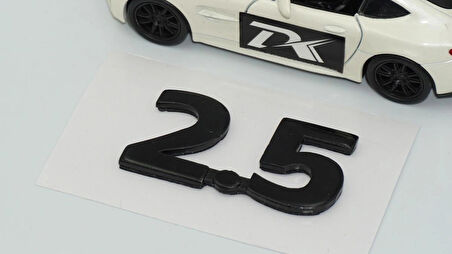 DK Tuning 2.5 Siyah ABS Bagaj Yazı Logo Arma Jaguar İle Uyumlu