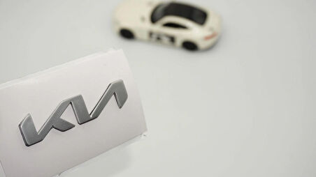DK Tuning Direksiyon Gri Logo Amblem Arma Kia ile Uyumlu