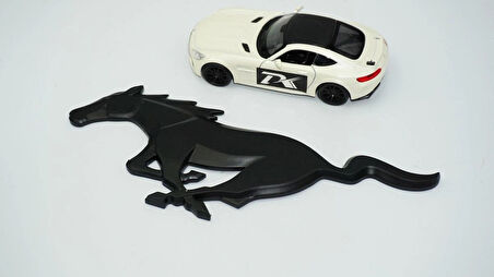 DK Tuning Ford Mustang Shelby GT Koşan At Bagaj Siyah Logo Arma