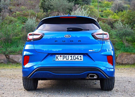 DK Tuning Puma Bagaj Mavi Yazı Logo Arma Ford ile Uyumlu