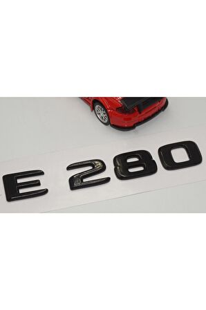 E 280 Bagaj Parlak Siyah Abs 3m 3d Yazı Logo