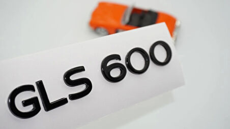 DK Tuning GLS600 Maybach Bagaj Siyah ABS Yazı Logo Arma