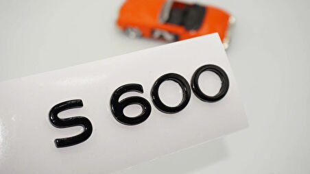 DK Tuning S600 Maybach Bagaj Siyah ABS Yazı Logo Arma