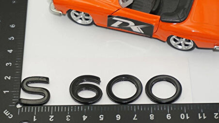 DK Tuning S600 Maybach Bagaj Siyah ABS Yazı Logo Arma