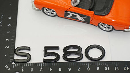 DK Tuning S580 Maybach Bagaj Siyah ABS Yazı Logo Arma