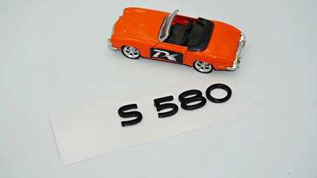 DK Tuning S580 Maybach Bagaj Siyah ABS Yazı Logo Arma