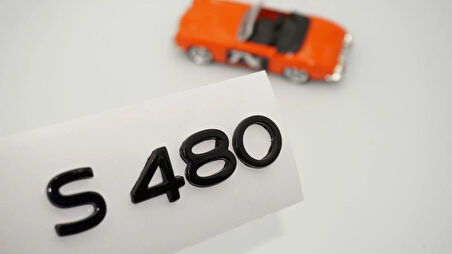 DK Tuning S480 Maybach Bagaj Siyah ABS Yazı Logo Arma