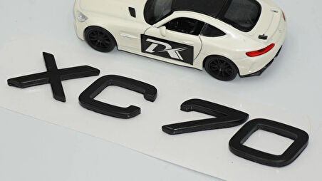 DK Tuning XC70 Siyah ABS Bagaj Yazı Logo Volvo İle Uyumlu