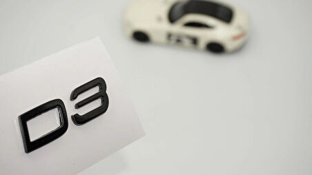 DK Tuning D3 Küçük Boy Bagaj Yazı Logo Volvo ile Uyumlu