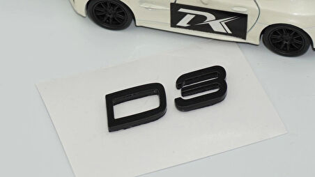 DK Tuning D3 Küçük Boy Bagaj Yazı Logo Volvo ile Uyumlu