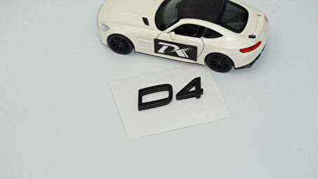 DK Tuning D4 Küçük Boy Siyah Bagaj Yazı Logo Volvo ile Uyumlu