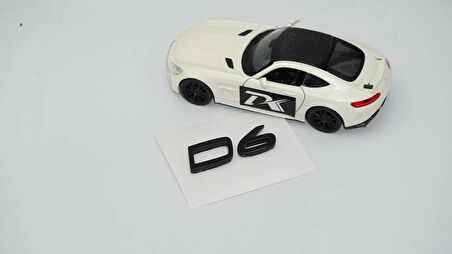 DK Tuning D6 Küçük Boy Siyah Bagaj Yazı Logo Volvo ile Uyumlu