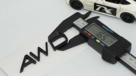 DK Tuning AWD Siyah Bagaj Yazı Logo Volvo ile Uyumlu