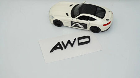 DK Tuning AWD Siyah Bagaj Yazı Logo Volvo ile Uyumlu