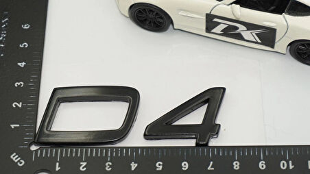 DK Tuning D4 C-S-V-XC Siyah Bagaj Yazı Logo Volvo ile Uyumlu