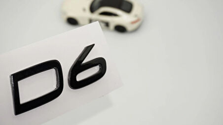 DK Tuning D6 C-S-V-XC Siyah Bagaj Yazı Logo Volvo ile Uyumlu