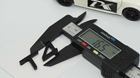 DK Tuning T4 Küçük Boy Siyah Bagaj Yazı Logo Volvo ile Uyumlu