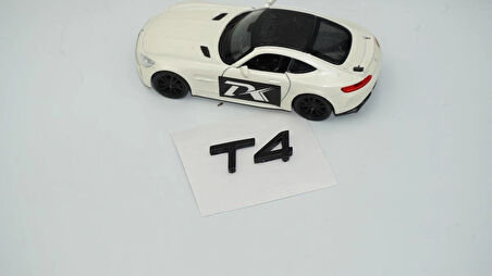 DK Tuning T4 Küçük Boy Siyah Bagaj Yazı Logo Volvo ile Uyumlu