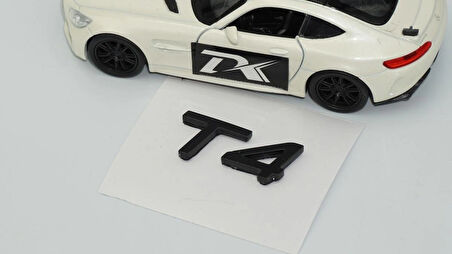 DK Tuning T4 Küçük Boy Siyah Bagaj Yazı Logo Volvo ile Uyumlu