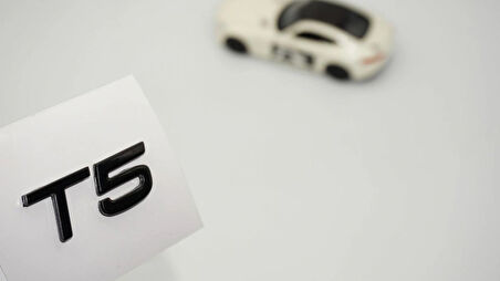 DK Tuning T5 Küçük Boy Siyah Bagaj Yazı Logo Volvo ile Uyumlu